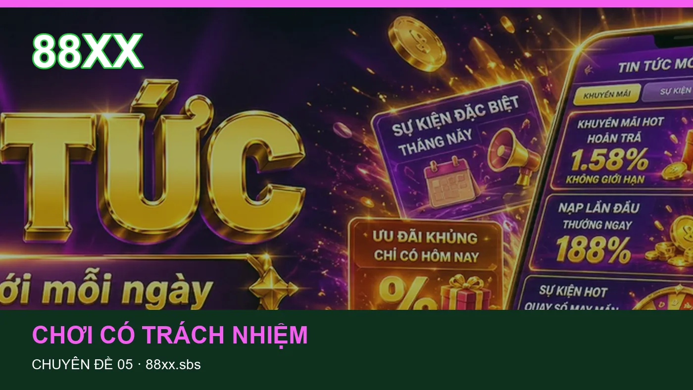 Hỏi đáp về Chơi có trách nhiệm: quy trình tự kiểm tra trên 88XX